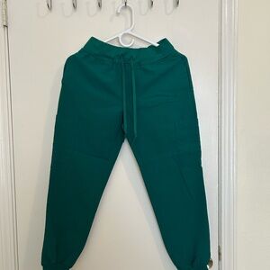 💚Mandala Jogger Pants Hunter Green Scrub Size P-XXS